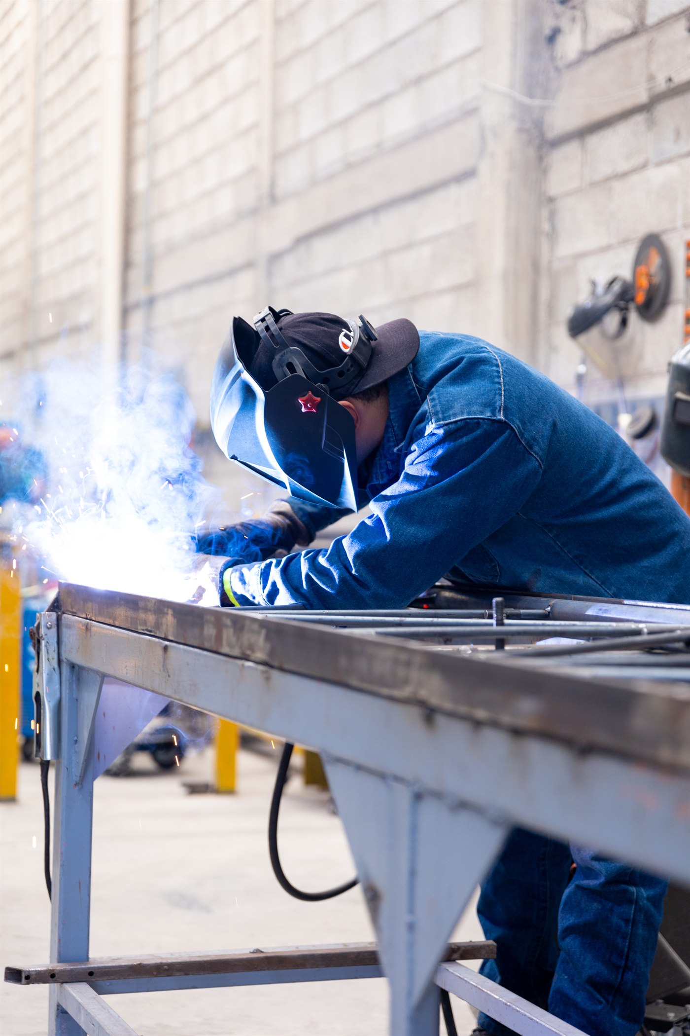 Soldadura industrial en estructuras metálicas